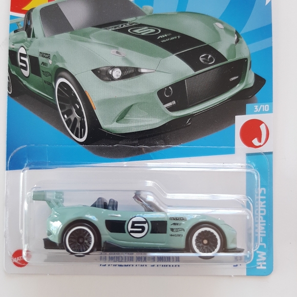 '15 Mazda MX-5 Miata 2024 Hot Wheels J-Imports Collection Diecast Car Green JDM - Picture 1 of 8